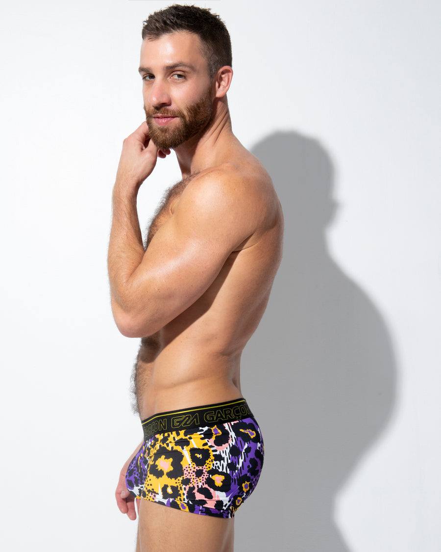 sexy gay men underwear Garcon underwear leopard print thong men's brief animal print