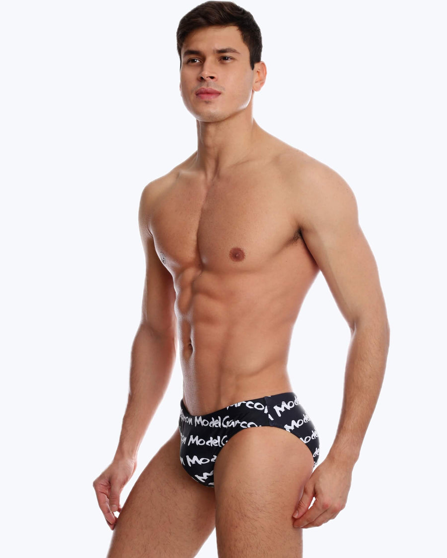Tiny speedo for men, stunning print and perfect fit by garcon
