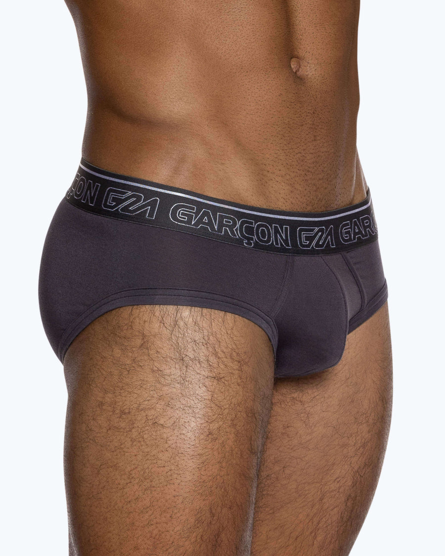 Men's Bamboo Underwear Set - Tank Top + Boxers in Charcoal Grey