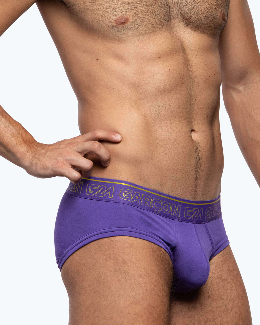 Male Underwear In Purple Color Stock Photo, Picture and Royalty