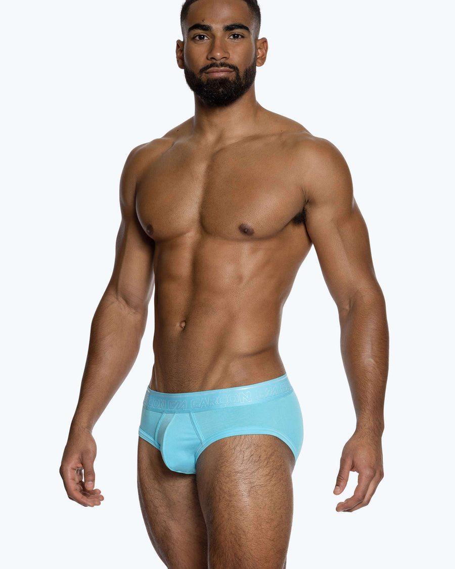Baby blue underwear for men made from bamboo for everyday comfort