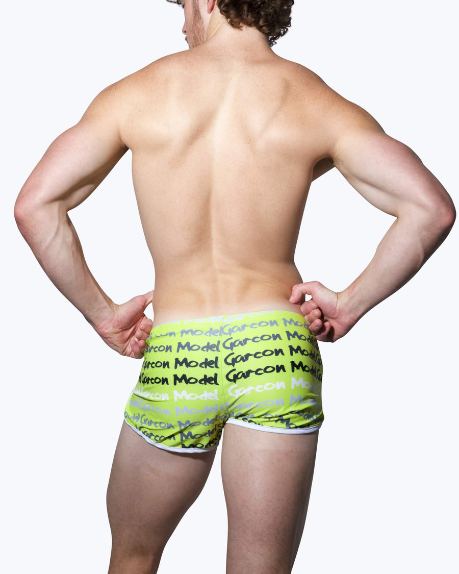 Yellow Graffiti Swim Short