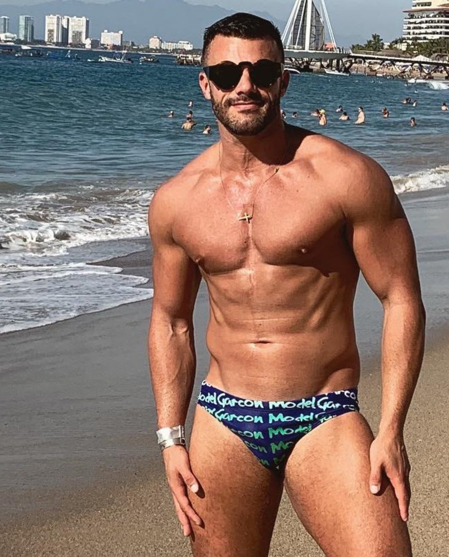 Garçon Underwear - #Repost @josealgc ・・・ Looking fordward to enjoying the  sun at the beach 😎☀️ . Swimwear by @garconmodel . . . #smile #tgif #summer  #stayhome #stayathome #quedateencasa #quarantine #swimwear #beach #pool  #beard #ginger